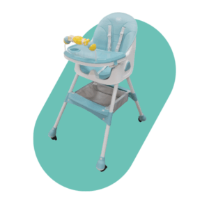 SILLA DE COMER PARA BEBE CON SONAJEROS