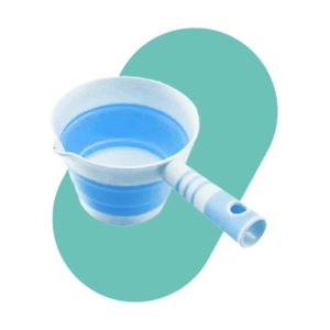 BALDE PLEGABLE PARA BANO DE BEBE